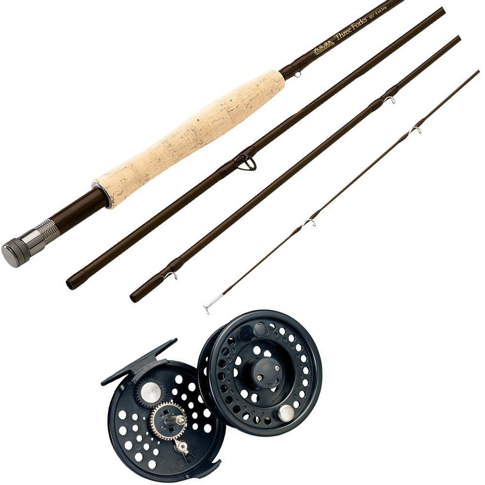 Cahill Crystal River 2 Piece 8' Graphite Fly Fishing Rod / Reel